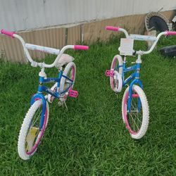2 Huffy Girl Bikes 