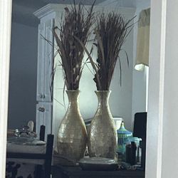Set Of Floor Standing Vase Decor 