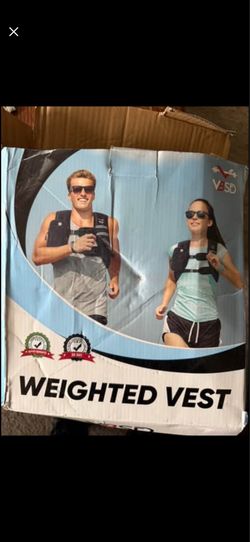 (BRAND NEW)🔥🔥SALE/VBSD Weighted Vest/8-12pounds/KO-DLZ
