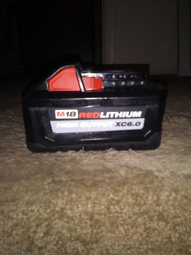 M18 High Output 6 Amp Battery
