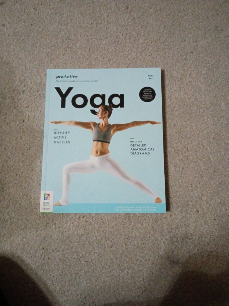 Yoga Book By Proactive To Learn Good Form And Identify Active Muscles