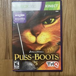 Kinect Puss in Boots xbox 360 game