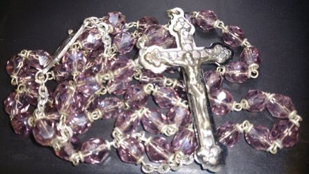 Vintage crystal Rossary