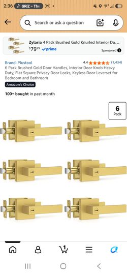 Door Handles, Keyless Interior Door Knobs