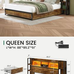 Queen Size Bed Frame Store - New