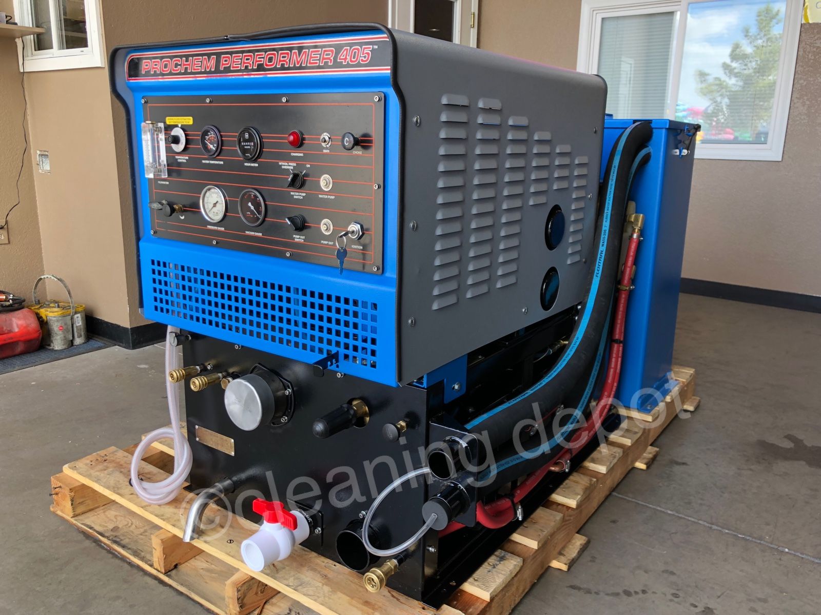Prochem Performer 405, professionally refurbished $12,900 49 horsepower Nissan engine , 2600 hrs , year 2002. Dual wand unit.