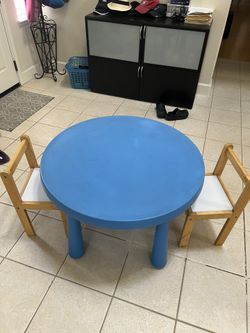 IKEA Children Table and 2 Chairs
