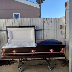 Casket Steel Bronze Color