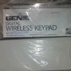 2 New Genie Digital Wireless Keypads