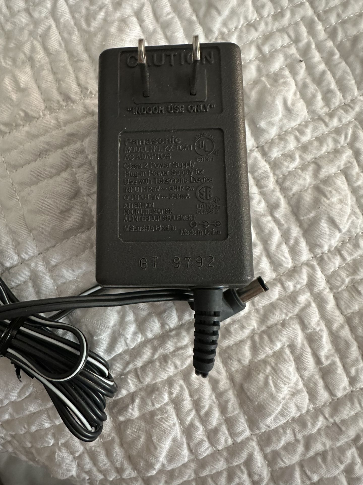 Panasonic Cordless Phone AC/DC Adapter/charger
