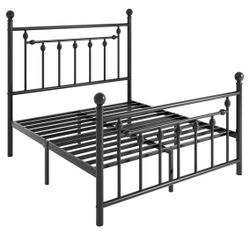 14" Queen Size Metal Platform Bed