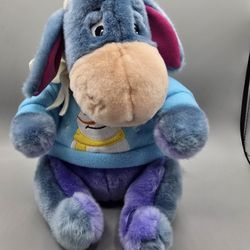 Disney Store Exclusive Snowman Holiday Eeyore Plush - Winnie The Pooh - 12 Inch