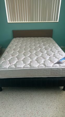 FREE Queen  mattress and bed frame Serra perfect sleeper mattress
