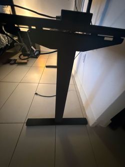 Black Electric Standing Desk Frame