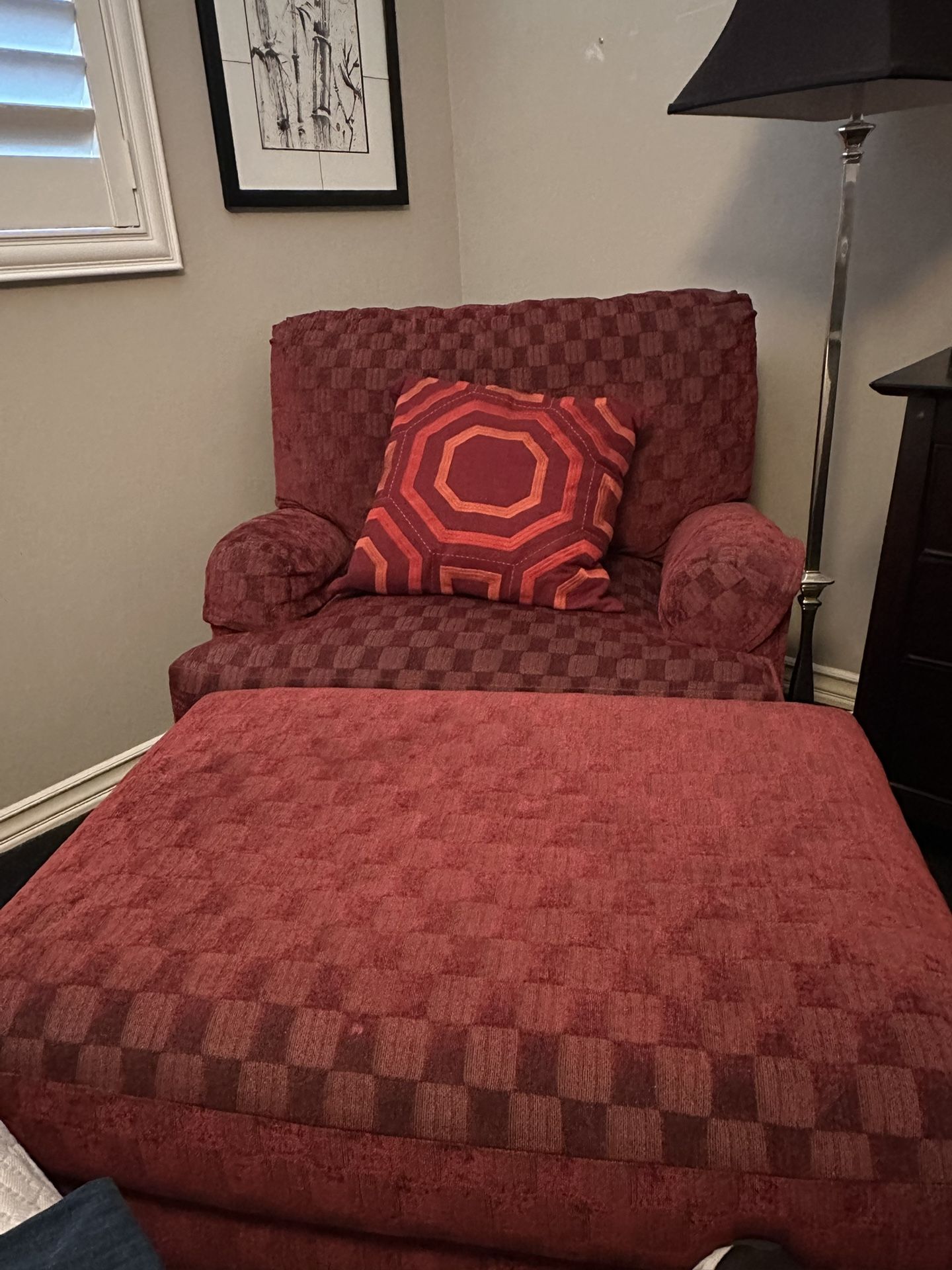 Comfy Chair & Ottoman