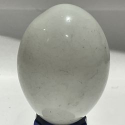 Vintage Hand Blown Glass Egg