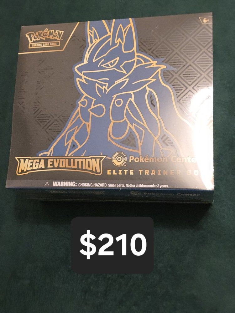 Pokemon Center Lucario Mega Evolutions Etb
