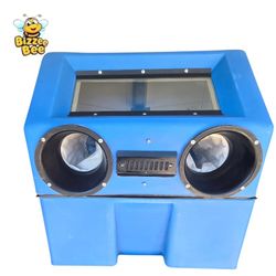 🧰 Lightweight Portable Sandblast Cabinet with Hoses 250 PSI Total Weight 27Lb