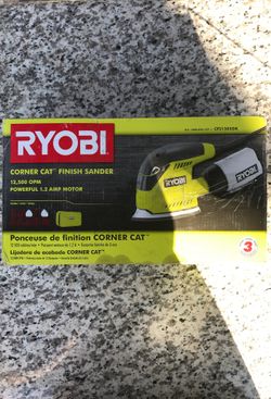 Ryobi corner cat finish sander