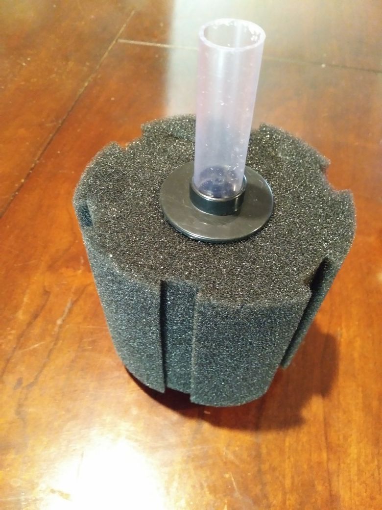 2X Aquarium filter sponge for efficient biological filtration.  Great biological filter for breeding or spawning aquariums.