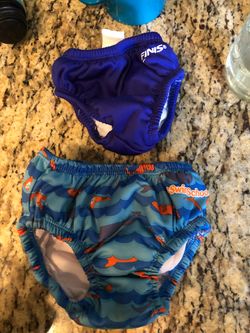 2 pair baby swim diapers