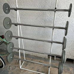 STRAIGHT BARBELL WITH RACK