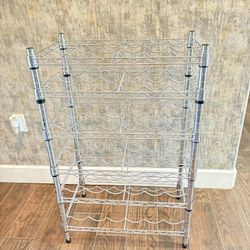 6-Tier Metal Wine Rack 