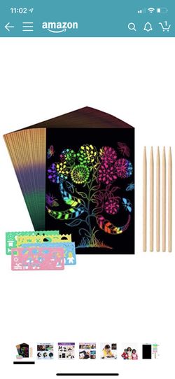 Scratch paper art for kids