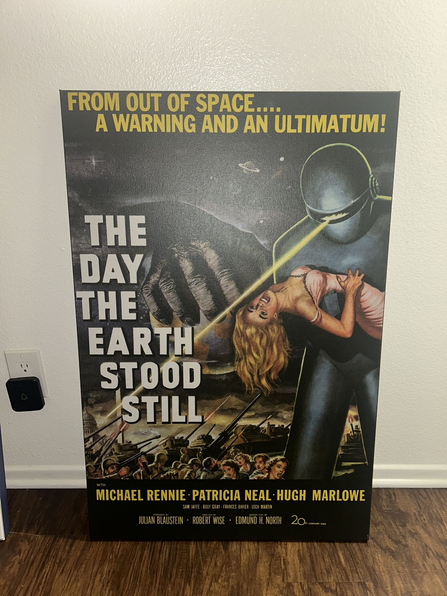 The Day The Earth Stood Still Canvas Print 24x36