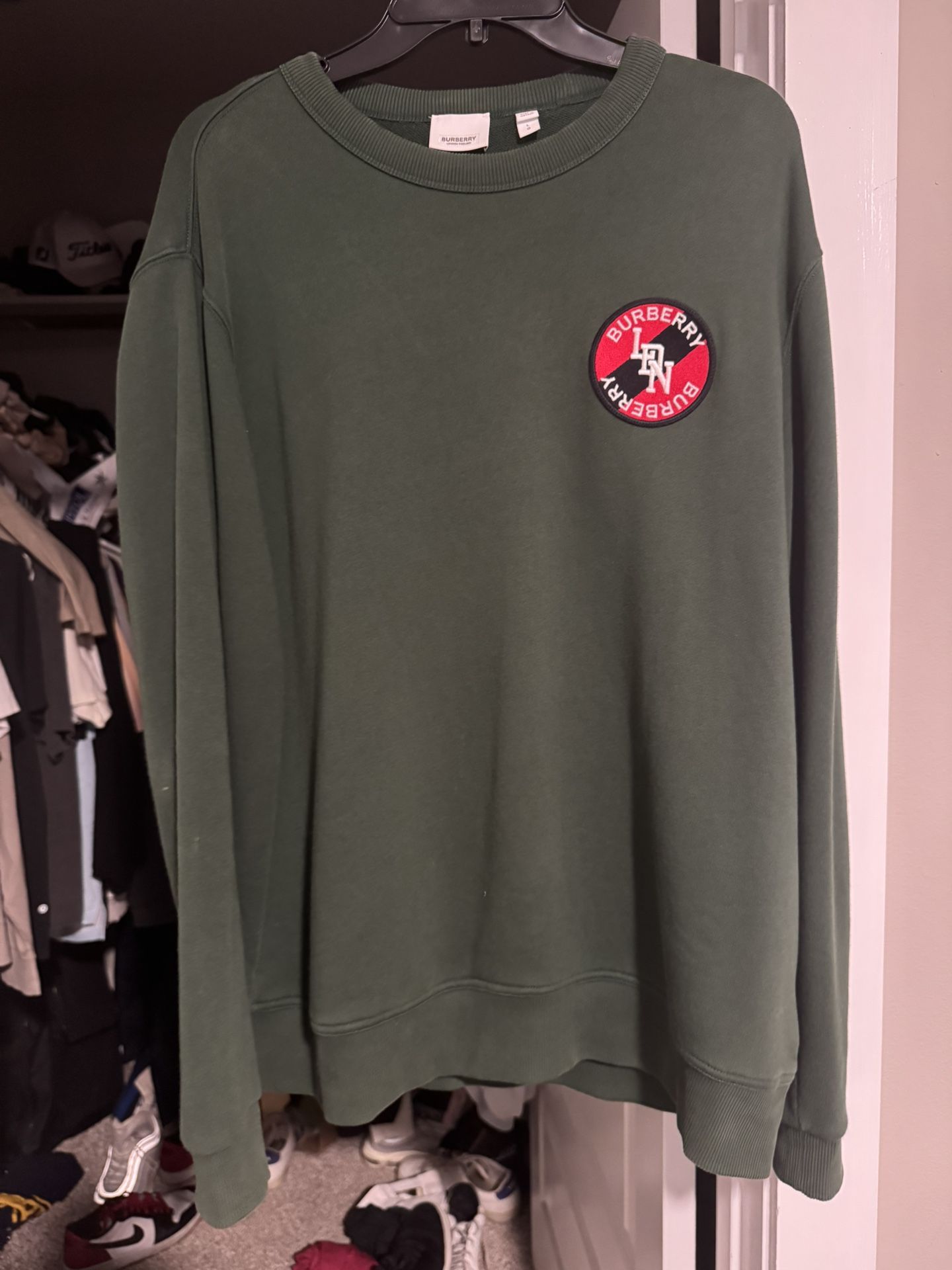 Burberry SW1 Green Crewneck