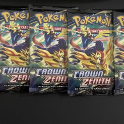 Pokemon Crown Zenith Booster Packs