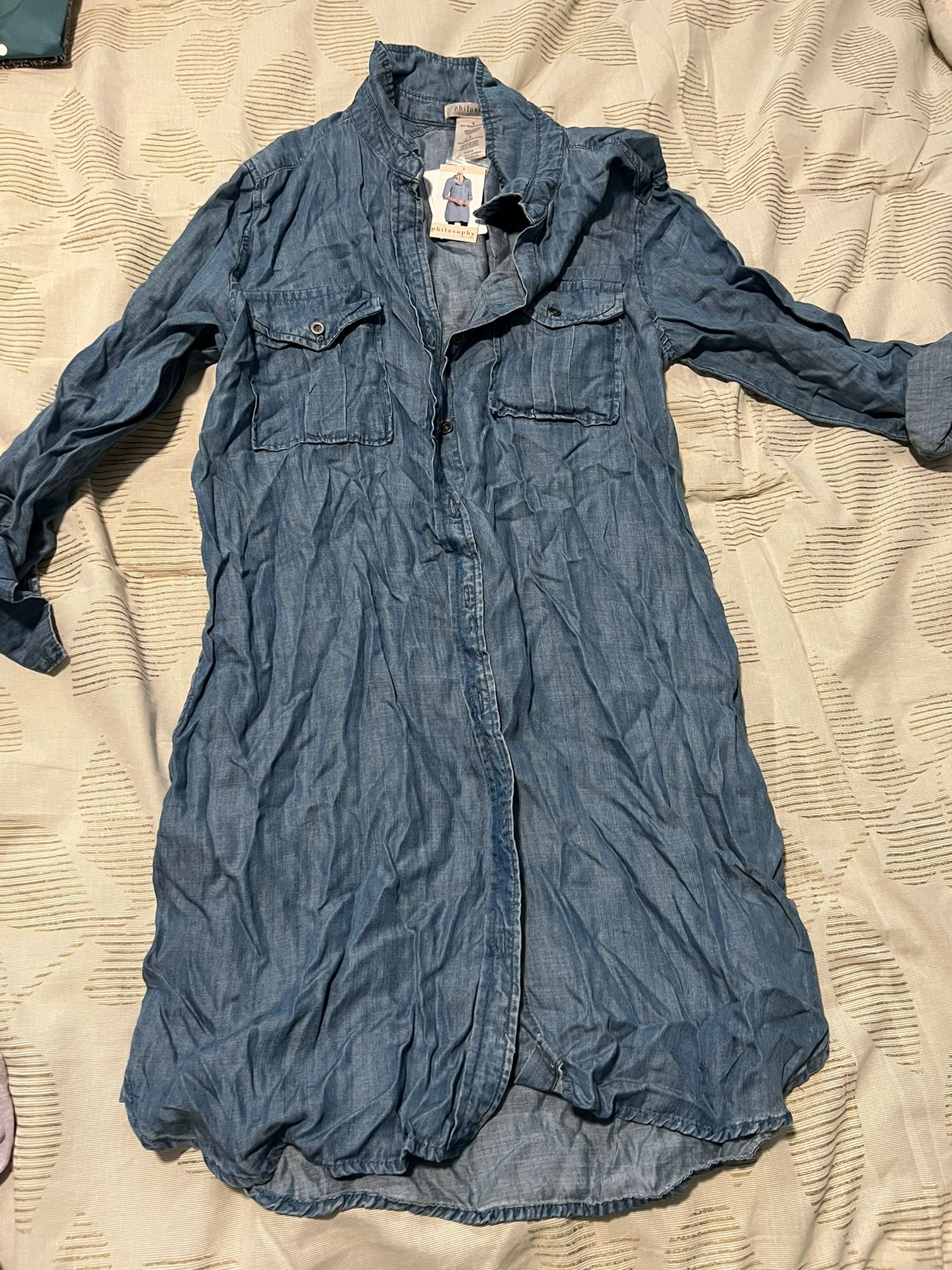 Jean Dress Tunic Dress