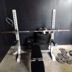 Bench Press And Weights 