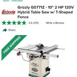 TABLE SAW LIKE NEW 