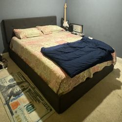 Bed With Mattress  - Queen Size 