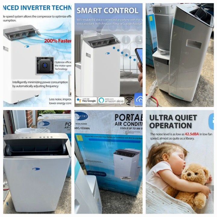Whynter ACR 1030WN 10000 BTU Portable Air Conditioner Retail: $560We Sell: $399