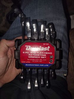 6pc ratcheting wrenches