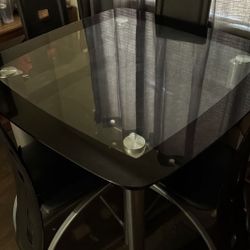 Glass Table Black 