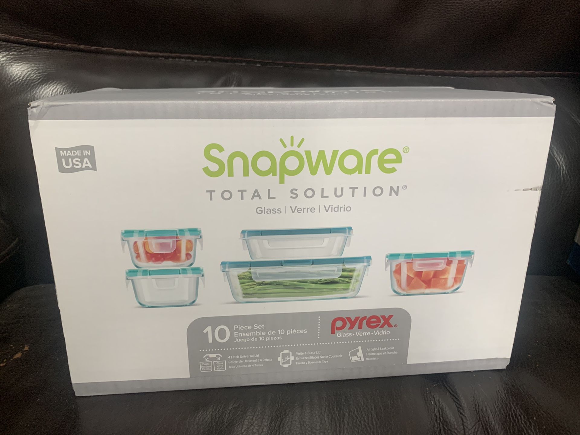Pyrex Snapware Total Solution- 10 piece