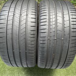 315/30/22 Pirelli P Zero Pz4 In new shape 90% left remaining Bmw two tires *