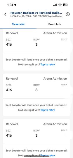 Houston Rockets ,VS, Portland Trailblazer, March 25, 2024