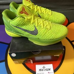 Nike Kobe 6 Grinch Used Size 11