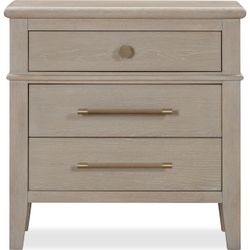 Modus Camden Three Drawer Nightstand in Chai SKU QA
