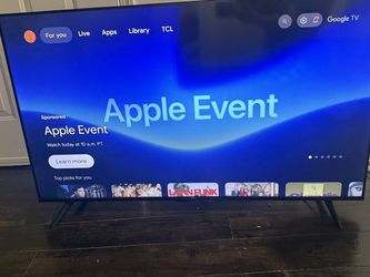 TCL 55” S CLASS 4K UHD HDR LED SMART TV WITH GOOGLE TV