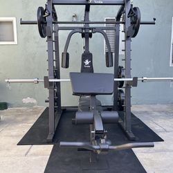 Smith Machine SM2001/FID Adj Bench/Gym Equipment/Fitness/Squat Rack/‼️⭕️WEIGHTS AND BARBELL SOLD INDIVIDUALLY ⭕️‼️FREE  DELIVERY🚚 