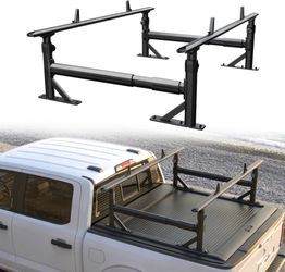 Adjustable Truck Bed Rack Compatible With Side Bars