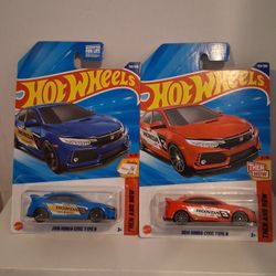 Hot Wheels 🔥 🌶 Honda Civic Type R 2 For $5