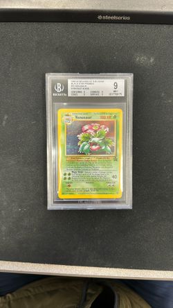Venusaur Black Star Promo BGS 9