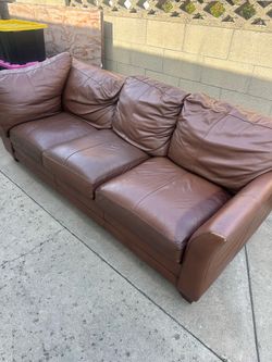 Free leather sofa