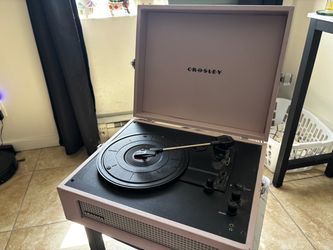 Pink Crosby Record Player